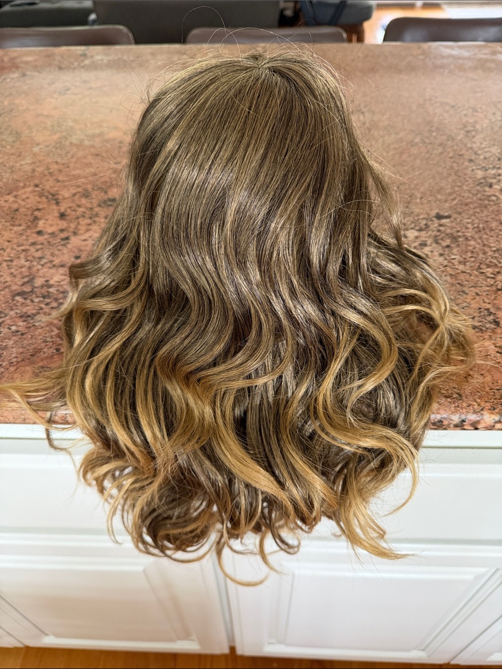 Forever Young Layered Wavy Wig in Light Brown and Blonde